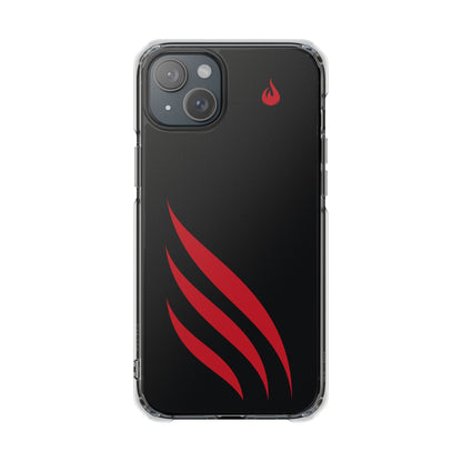 Flames Edge - Magnetic Clear Impact iPhone Cases