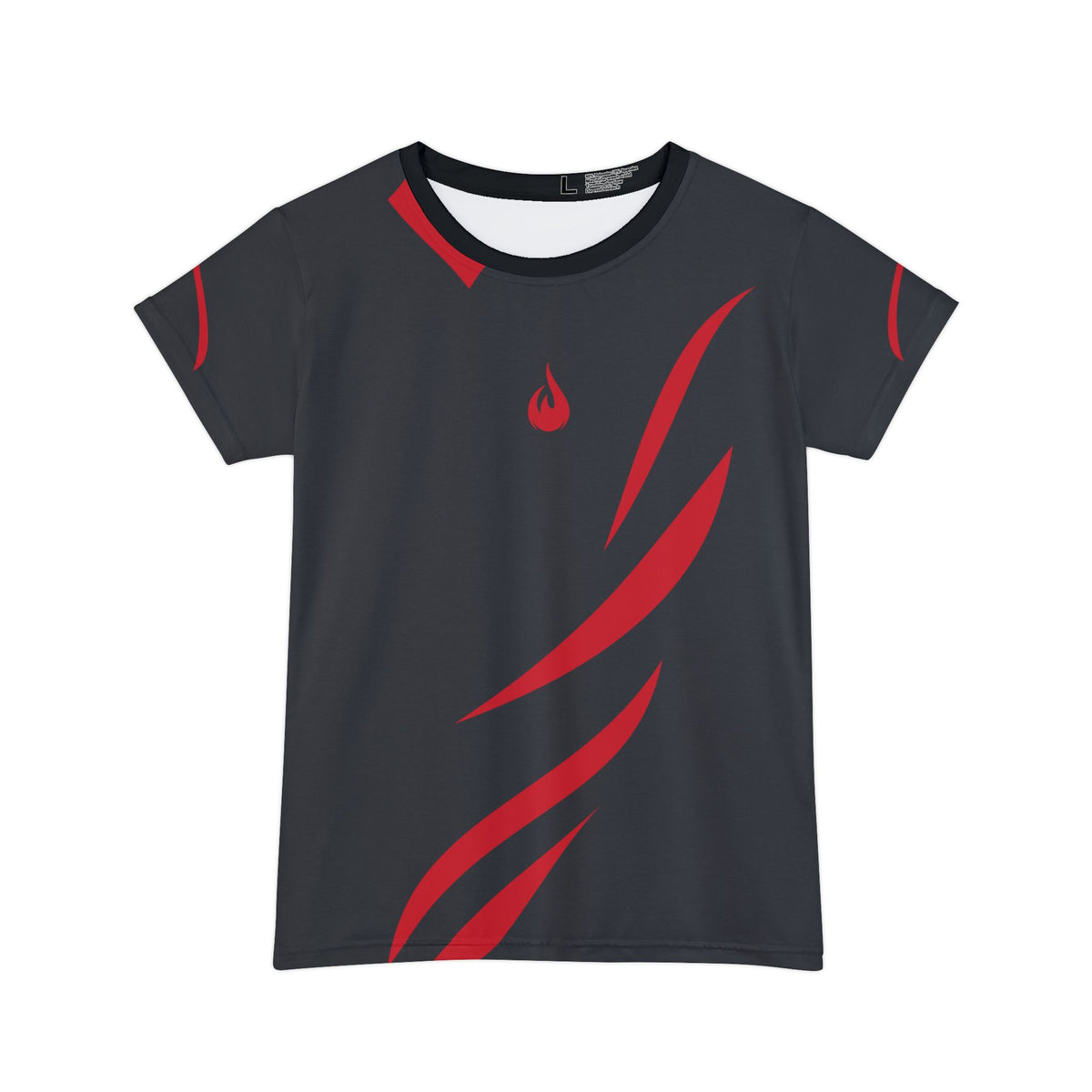 Flames Edge - Gray - Women's T-Shirt