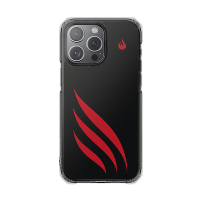 Flames Edge - Magnetic Clear Impact iPhone Cases