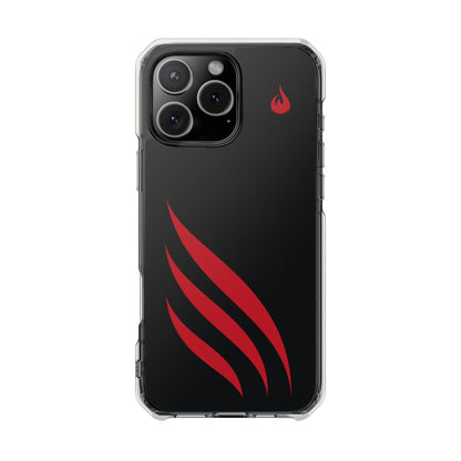 Flames Edge - Magnetic Clear Impact iPhone Cases