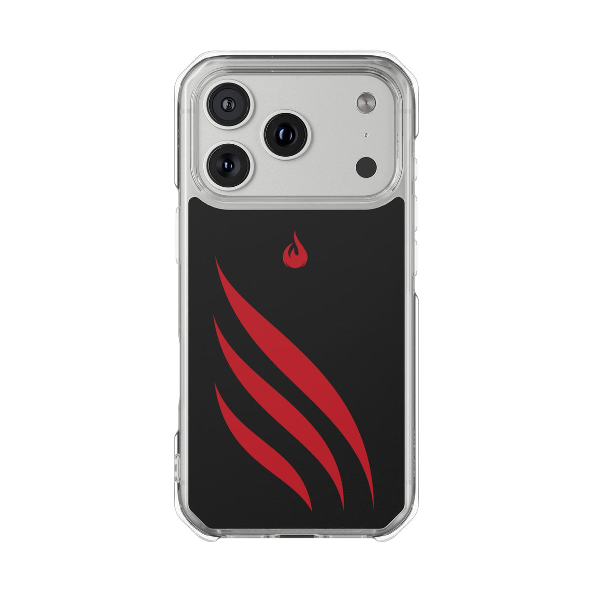 Flames Edge - Magnetic Clear Impact iPhone Cases