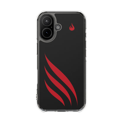 Flames Edge - Magnetic Clear Impact iPhone Cases
