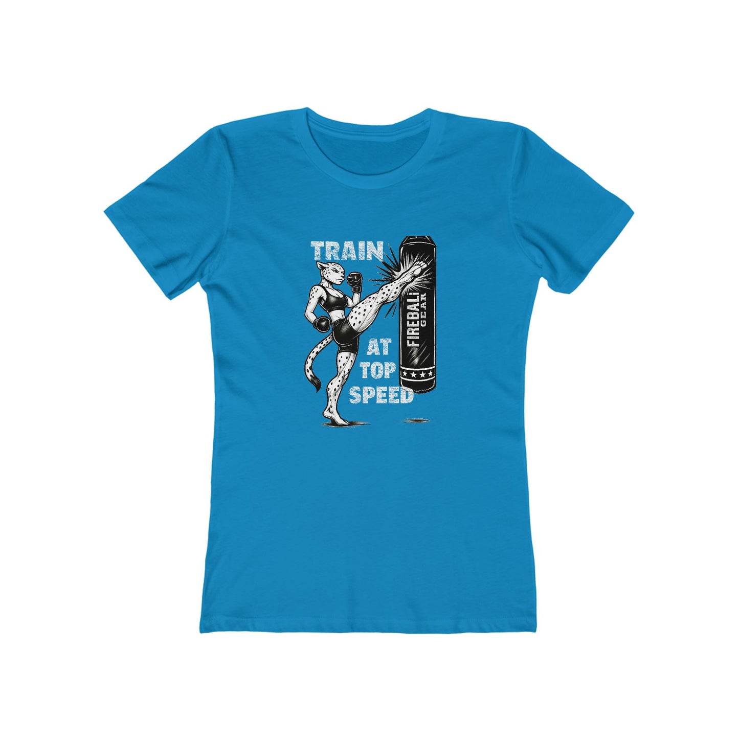Beast Mode Series - Train at Top Speed -  Women's Slim Fit - Fitness T-shirt