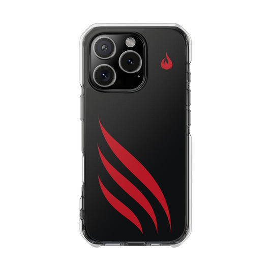 Flames Edge - Magnetic Clear Impact iPhone Cases
