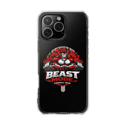 Beast Mode Gorilla - Magnetic Clear Impact iPhone Cases