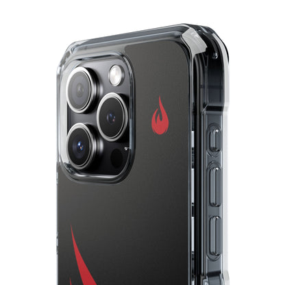Flames Edge - Magnetic Clear Impact iPhone Cases