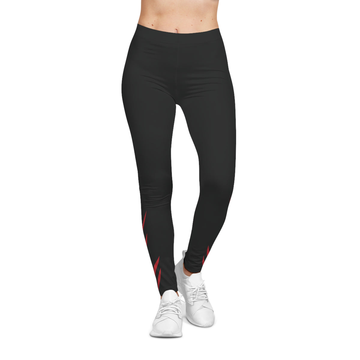 Flames Edge - Women's Leggings - Black