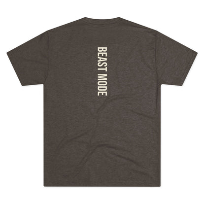 Beast Mode Series - Train Like a Beast, Rise Like a King - Triblend T-shirt