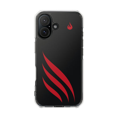 Flames Edge - Magnetic Clear Impact iPhone Cases