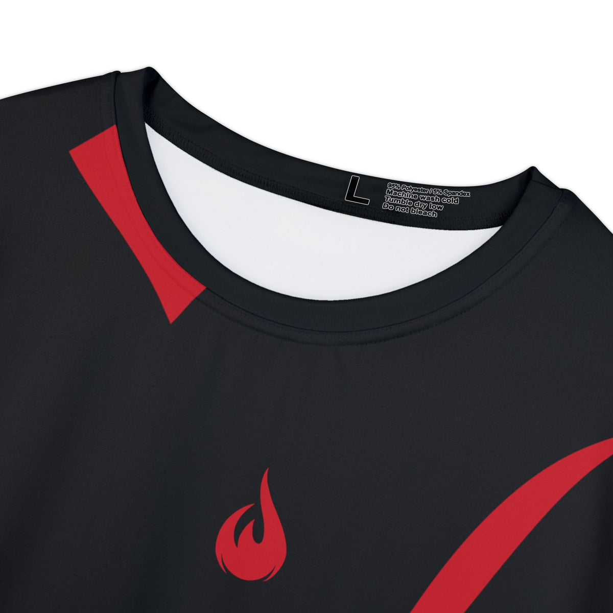 Flames Edge - Black - Women's T-Shirt