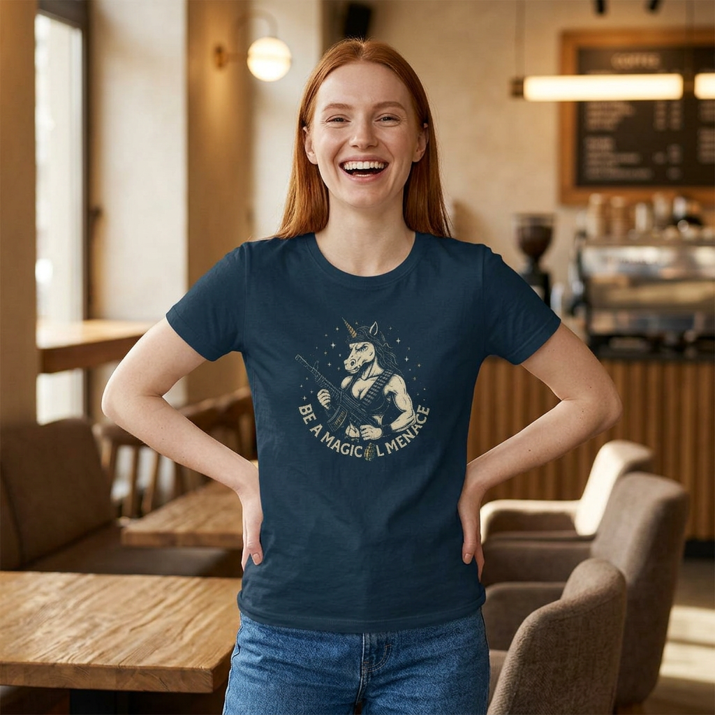 Be a Magical Menace - Women's Slim Fit - Humor T-shirt