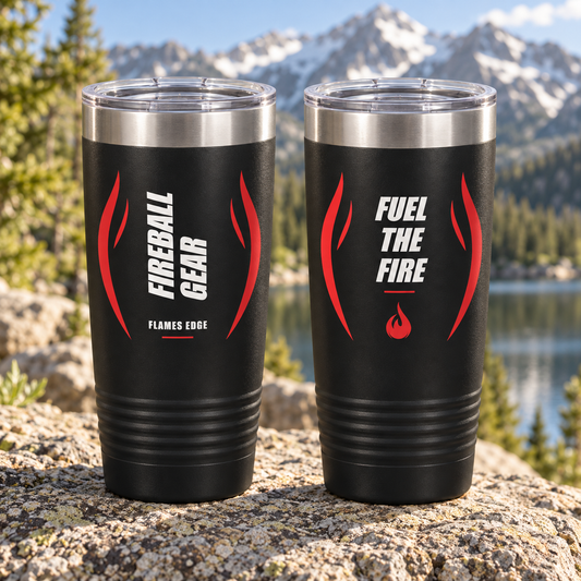 Flames Edge - Insulated Tumbler, 20oz