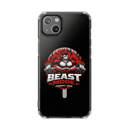 Beast Mode Gorilla - Magnetic Clear Impact iPhone Cases