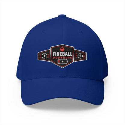 Fireball Powerups - Champion Belt - FlexFit Dark Caps