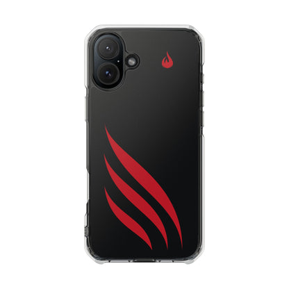 Flames Edge - Magnetic Clear Impact iPhone Cases