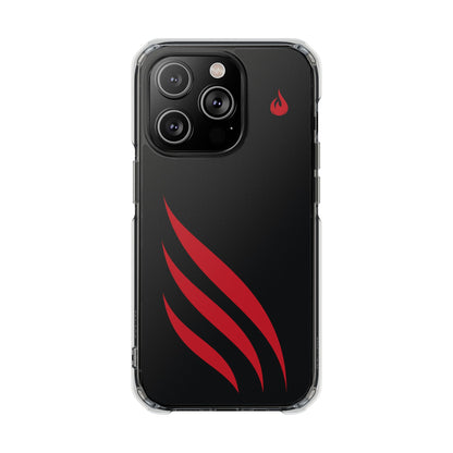 Flames Edge - Magnetic Clear Impact iPhone Cases