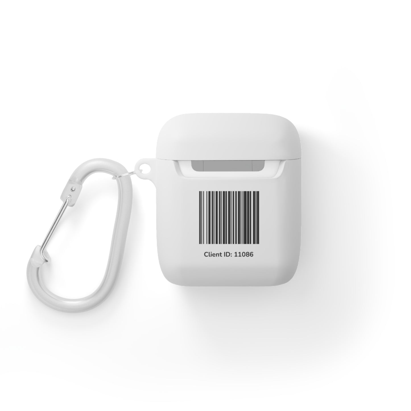 Beast Mode AirPods Case Cover – Black & Red Flame Gear – Personalized with Your Gym Barcode