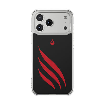 Flames Edge - Magnetic Clear Impact iPhone Cases