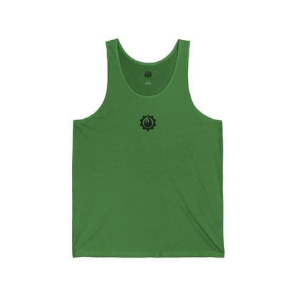 Fireball Gear - Flame & Gear - Black - Fitness Jersey Tank Top