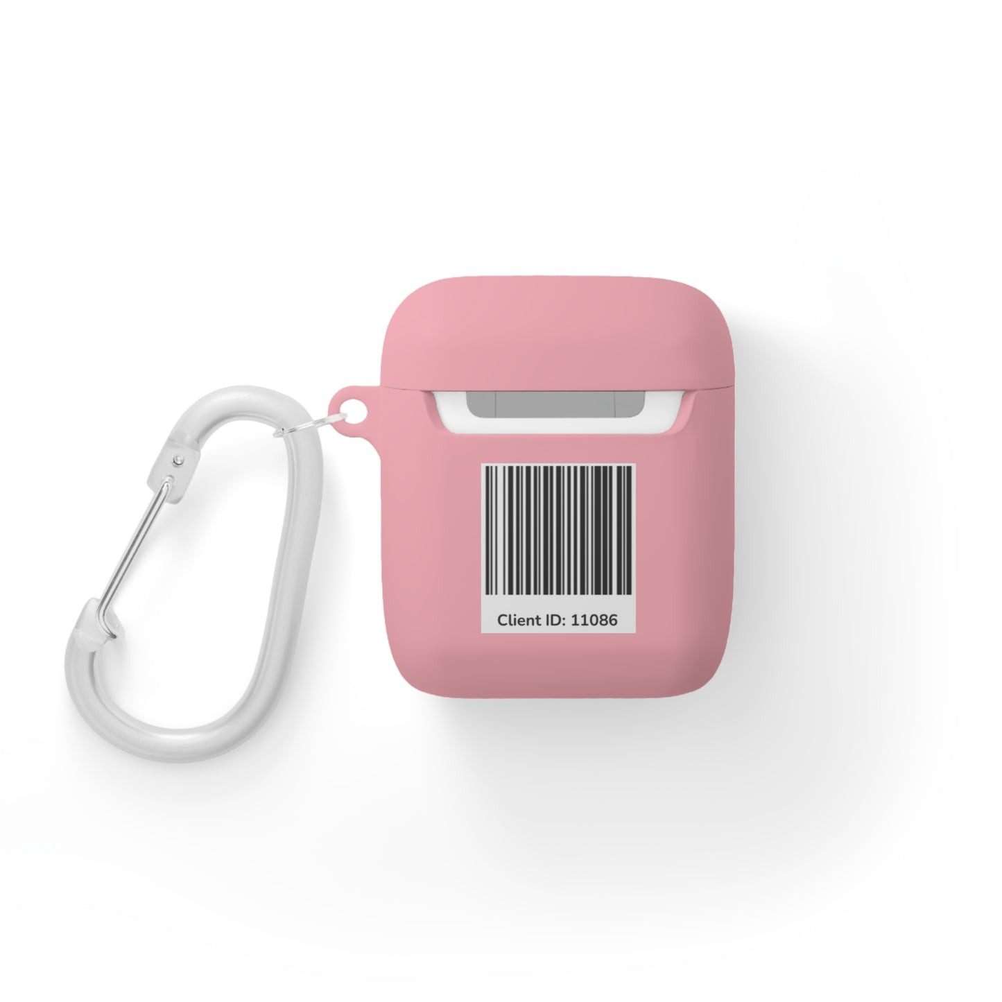 Beast Mode AirPods Case Cover – Black & Red Flame Gear – Personalized with Your Gym Barcode