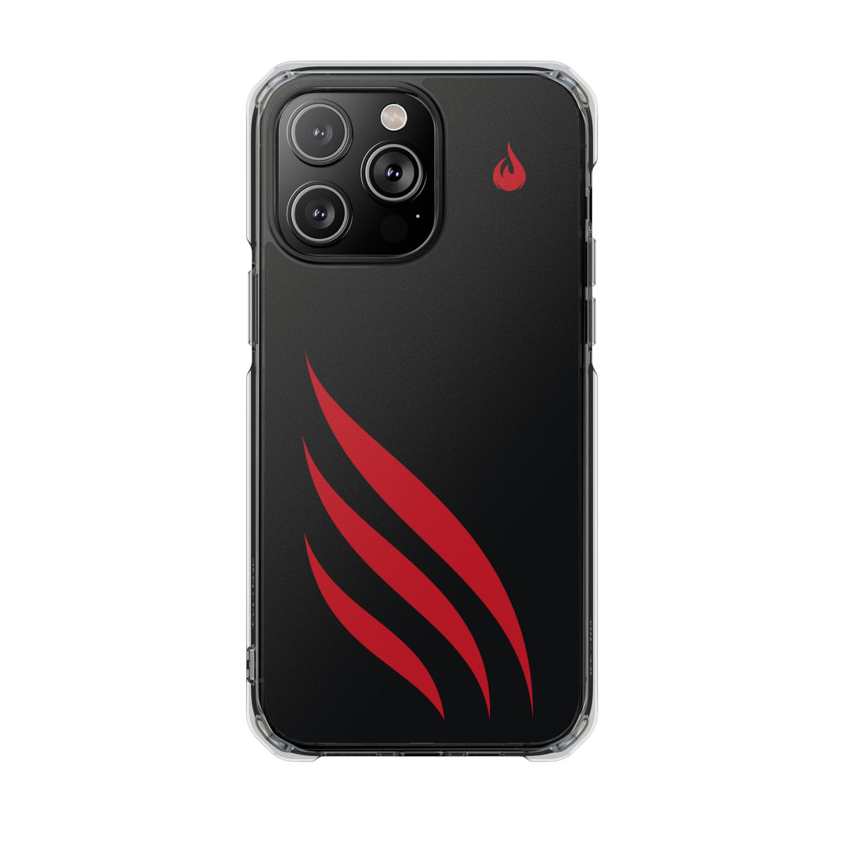 Flames Edge - Magnetic Clear Impact iPhone Cases