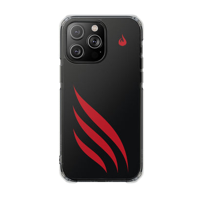 Flames Edge - Magnetic Clear Impact iPhone Cases