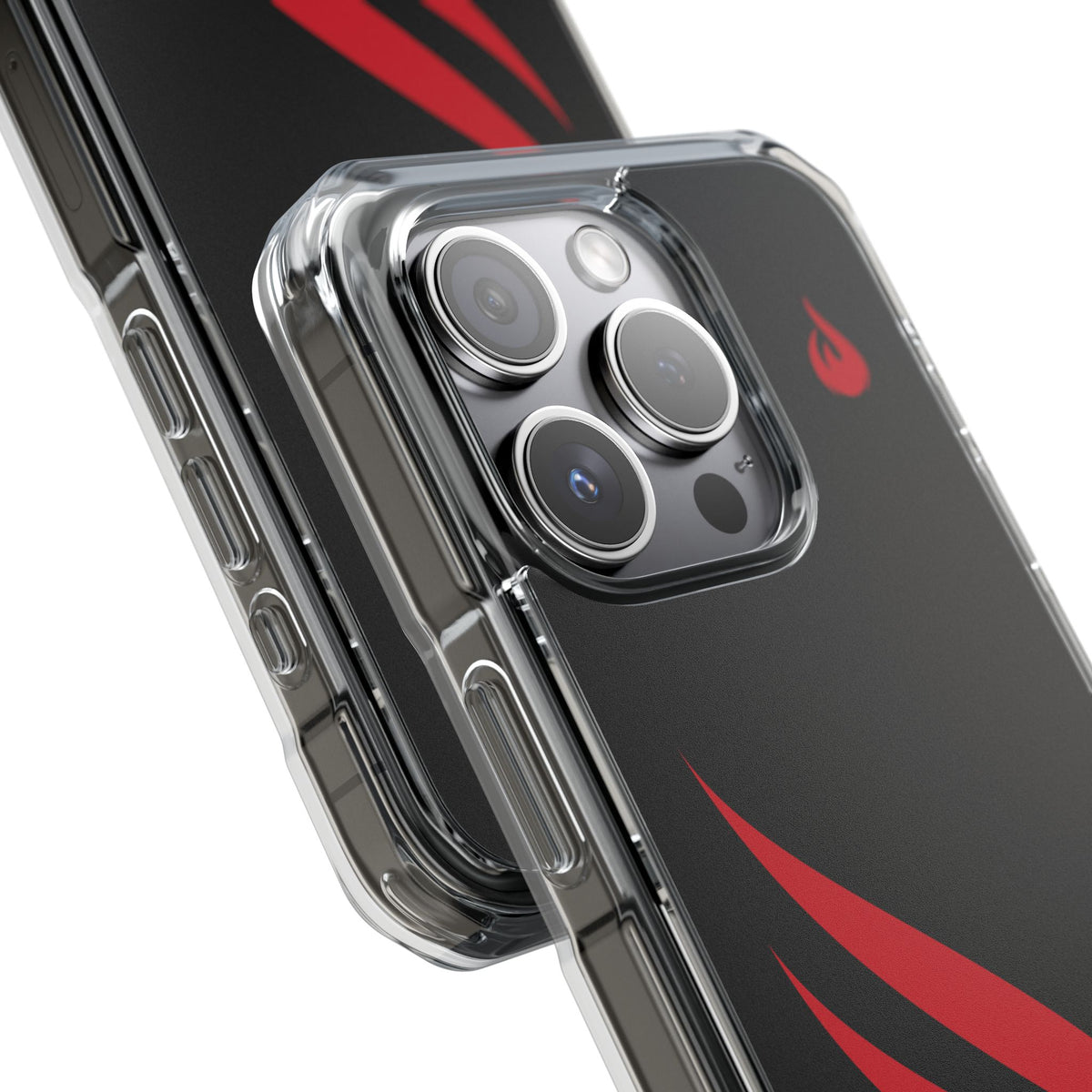 Flames Edge - Magnetic Clear Impact iPhone Cases