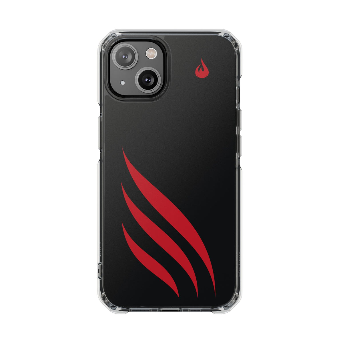 Flames Edge - Magnetic Clear Impact iPhone Cases