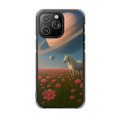 Cosmic Unicorn Dreamscape - Magnetic Clear Impact iPhone Cases